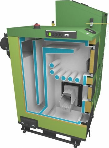 Разрез котла SAS BIO MULTI